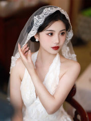 ウェディングベール ミマリアベール ブライダルベール フェイスアップベール 2.6m ロング丈 花嫁 レディース 女性 ヴェール 花柄刺繍 優雅 高級感 結婚式 挙式 二次会 披露宴 コスプレ 仮装パーティー イベント 花嫁衣裳 ウエディング小物 撮影