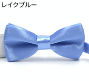 蝶ネクタイ ボウタイ キッズ 子供用 男の子 女の子 ファッション小物 調節可能 カラバリ豊富 無地 お洒落 かっこいい かわいい 首元 フォーマル 結婚式 入園 入学 卒業 パーティー イベント 発表会 お出かけ