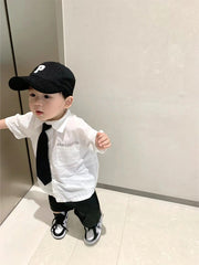 ネクタイ キッズ ベビー 子供 27cm 着脱簡単 クイック 光沢感 入園式 卒園式 発表会 入学式 制服 衣装 フォーマル カジュアル おしゃれ 無地 単色 シンプル カラバリ豊富