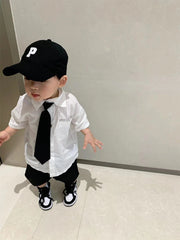 ネクタイ キッズ ベビー 子供 27cm 着脱簡単 クイック 光沢感 入園式 卒園式 発表会 入学式 制服 衣装 フォーマル カジュアル おしゃれ 無地 単色 シンプル カラバリ豊富