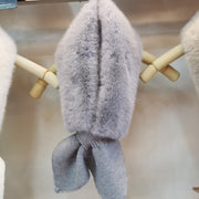 ティペット マフラー レディース 女性用 フェイクファー ニット もこもこ ふわふわ 無地 ドット 可愛い おしゃれ シンプル 暖かい あったか ファッション小物 婦人用 秋 冬