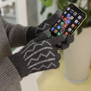 手袋 メンズ ニット スマホ対応 スマートフォン対応 タブレット カジュアル 紳士 男性用 グローブ 手ぶくろ 通勤 通学 自転車 防寒 あたたかい ギフト プレゼント おしゃれ