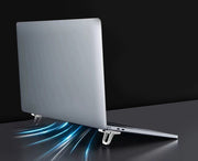 ノートPCスタンド 同色2個セット 折りたたみ 高さ調節可能 2段階 PCアクセサリー パソコン用品 ラップトップ キーボード ノートパソコンスタンド 粘着テープ 貼付けタイプ 放熱 排熱 傾斜 タブレット スマホスタンド 台座 便利 コンパクト スタイリッシュ