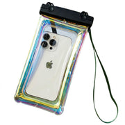 スマホ防水ケース 2個セット 防水カバー 水に浮く ストラップ付 タッチパネル操作可能 透明 クリア プール 海 お風呂場 釣り 水中撮影