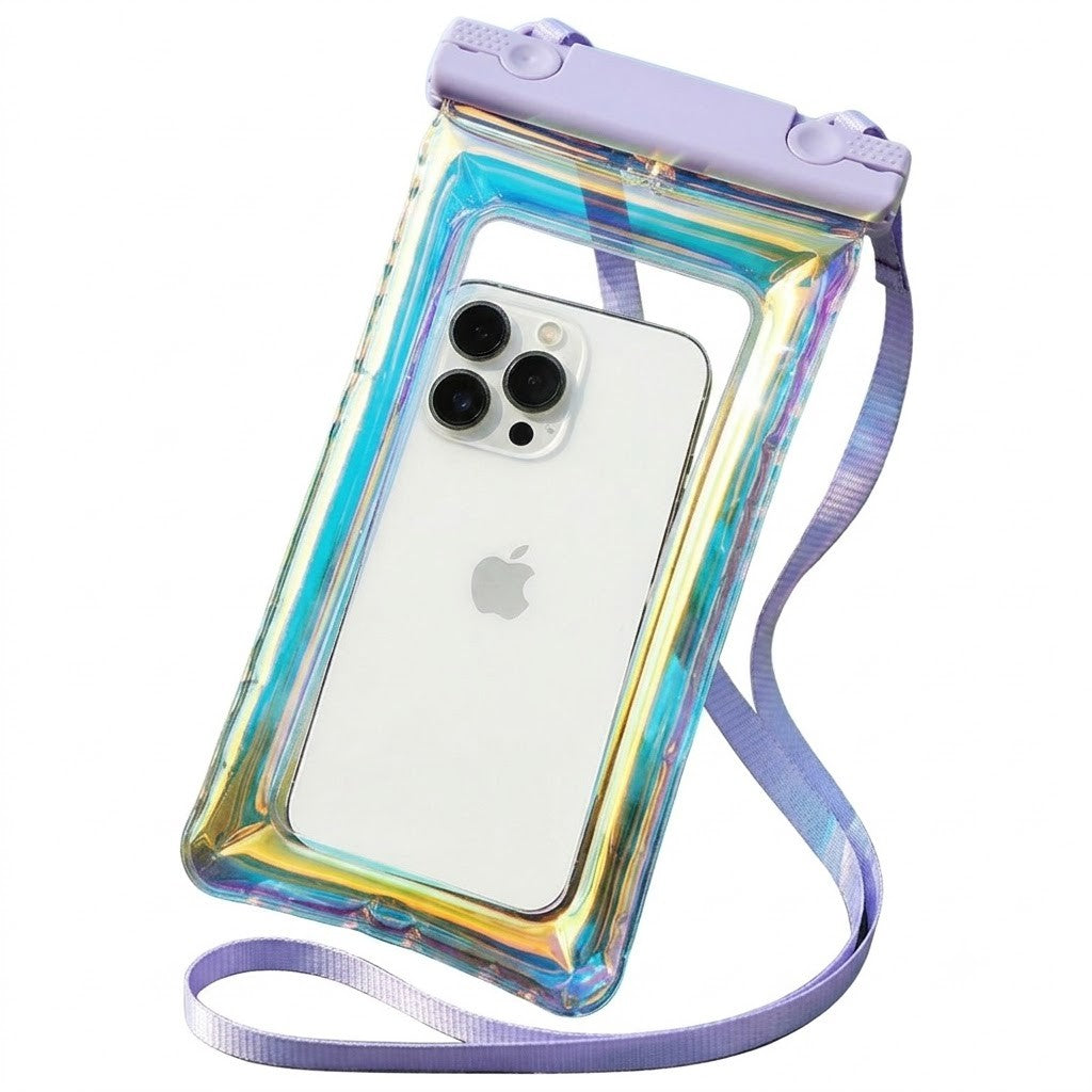スマホ防水ケース 2個セット 防水カバー 水に浮く ストラップ付 タッチパネル操作可能 透明 クリア プール 海 お風呂場 釣り 水中撮影