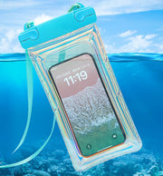 スマホ防水ケース 2個セット 防水カバー 水に浮く ストラップ付 タッチパネル操作可能 透明 クリア プール 海 お風呂場 釣り 水中撮影