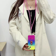 ネックストラップ スマホストラップ ネックホルダー スマホ ストラップ スマートフォン 携帯電話 スマホアクセサリー 首掛け 斜め掛け 落下防止 ロング カラバリ豊富