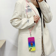 ネックストラップ スマホストラップ ネックホルダー スマホ ストラップ スマートフォン 携帯電話 スマホアクセサリー 首掛け 斜め掛け 落下防止 ロング カラバリ豊富