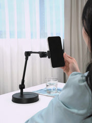 スマホスタンド スマホホルダー 手元撮影用 ロングスマホアーム ライブ配信 自撮り 俯瞰撮影 アーム スタンド スマホ ホルダー 真上から撮影 俯瞰 撮影 俯瞰スタンド