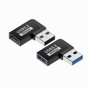 変換アダプタ L字型 USB3.2 OTG コネクタ 高速データ転送 10Gbps パソコン 周辺機器 PCアクセサリー 小型 軽量 方向変換 便利 90度 直角