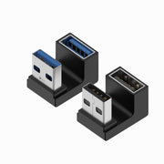 変換アダプタ L字型 USB3.2 OTG コネクタ 高速データ転送 10Gbps パソコン 周辺機器 PCアクセサリー 小型 軽量 方向変換 便利 90度 直角