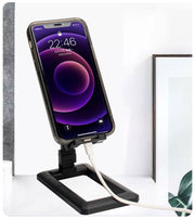 スマホスタンド タブレットホルダー 折りたたみ 軽量 コンパクト 持ち運び 携帯電話 卓上 置き台 伸縮 高さ 角度調整 滑り止め