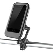 スマホホルダー 自転車 バイク ロングアーム 360度回転 伸縮式 防水 撥水 バネ式 フィット 取り付け簡単 便利アイテム 携帯ホルダー 折りたたみ 角度調整 スマートフォン スマホスタンド 簡単設置