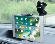 タブレットホルダー 車載用 タブレットスタンド カー用品 スマホスタンド 携帯ホルダー 吸盤 フロントガラス ダッシュボード 縦置き 横置き 回転 伸縮 iPadホルダー 簡単 便利 カーアクセサリー
