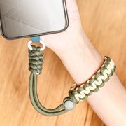 スマホストラップ ハンドストラップ 手首 手ぶら 落下防止 紛失防止 挟むだけ 調節可能 ロープ 紐 可愛い おしゃれ カラフル バイカラー スマートフォン 携帯電話