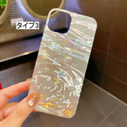 インナーシート iPhone用 同タイプ2枚セット 着せ替え インナー シート 背面 挟む 入れる iPhone13 iPhone14 iPhone15 iPhone16 簡単装着 おしゃれ かわいい キラキラ