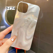 インナーシート iPhone用 同タイプ2枚セット 着せ替え インナー シート 背面 挟む 入れる iPhone13 iPhone14 iPhone15 iPhone16 簡単装着 おしゃれ かわいい キラキラ