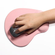 マウスパッド リストレスト 一体型 PCアクセサリー パソコン用品 シリコン シンプル おしゃれ オフィス 会社 テレワーク 滑り止め