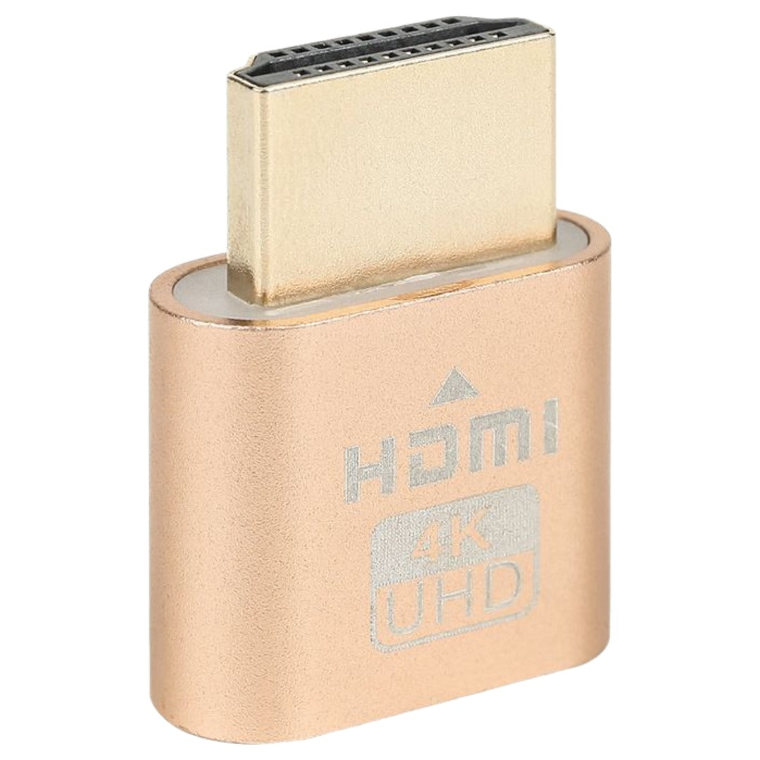 HDMIダミープラグ エミュレーター 仮想ディスプレイ 仮想デスクトップ パソコン PC ゴールド バリエーション画像