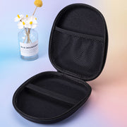ヘッドフォンケース ヘッドホン用アクセサリー ストラップ付き ポケット付き ファスナー メッシュポケット 持ち運び 汚れ防止 ヘッドセット ヘッドフォン シンプル