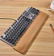 木製リストレスト パームレスト リストレスト パソコン キーボード用 木製 手首サポート シンプル おしゃれ ナチュラル PC周辺グッズ 負担軽減