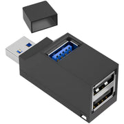 USBハブ 3ポート USB3.0 USBポート HUB パソコン データ転送 充電 外付け コンパクト シンプル 携帯 ミニサイズ パソコン周辺機器