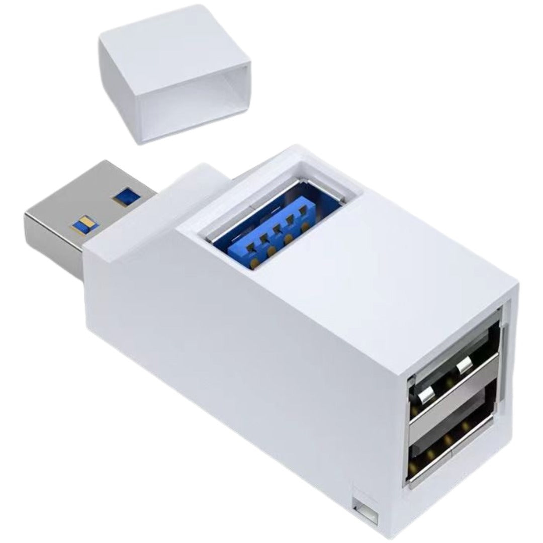 USBハブ 3ポート USB3.0 USBポート HUB パソコン データ転送 充電 外付け コンパクト シンプル 携帯 ミニサイズ パソコン周辺機器