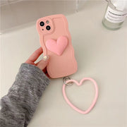 スマホストラップ ハンドストラップ リストストラップ レディース 女性 スマホ用アクセサリー 落下防止 ハート プレート シンプル ガーリー 可愛い キュート ポップ カジュアル おしゃれ スマホアクセサリー