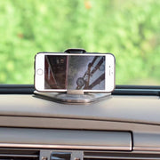 スマホホルダー スマホスタンド 携帯ホルダー 車載 車用 クリップ式 開閉式 粘着式 取付簡単 ダッシュボード 横置き ブラック