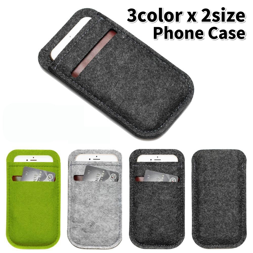 スマホケース スマホポーチ スマホポケット 無地 単色 スマホ収納 商品画像