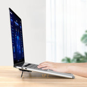ノートPCスタンド 同色2個セット 折りたたみ PCアクセサリー パソコン用品 ラップトップ キーボード ノートパソコンスタンド 粘着テープ 貼付けタイプ 放熱 排熱 傾斜 タブレット スマホスタンド 台座 便利 コンパクト スタイリッシュ