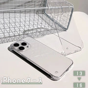 iPhoneケース iPhoneカバー スマホケース スマホカバー 透明 クリア 透け感 スリム シンプル 落下 保護 傷防止 耐衝撃 衝撃吸収 スマートフォン アイフォン Apple アップル
