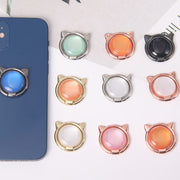 ホールドリング 単品 1個 スマホ用 スマホリング スマホアクセサリー 猫 ネコ スマホスタンド スマートフォン 落下防止 カラバリ豊富 可愛い シンプル キュート お洒落 便利