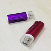 ポータブルカードリーダー 4in1 USB2.0 データ転送 スマホ タブレット MicroSD TFカード M2 MS MMC