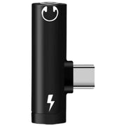 イヤホン変換アダプター 3.5mm USB タイプC Type-C 2in1 シンプル コンパクト 持ち運び 持ち歩き スマホ スマートフォン 携帯 充電 音楽鑑賞 アダプター