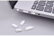 コネクタカバー 防塵キャップ 16ピース ノートパソコン用 ノートPC 保護キャップ 保護カバー シリコン 端子 コネクタキャップ 差し込み口 蓋 フタ ほこり防止 コネクターカバー