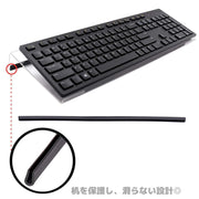 キーボードスタンド キーボードホルダー 台 傾斜 斜め 角度 アクリル 透明 クリア オフィス デスク PC アクセサリー 便利