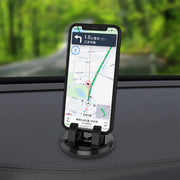 スマホホルダー スマホスタンド 携帯ホルダー 車載 車用 両面テープ 粘着式 ダッシュボード 360度回転 取付簡単 横置き 縦置き