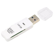 ポータブルカードリーダー MicroSDカードリーダー TFカード 2in1 USB2.0 高速データ転送 スマホ タブレット