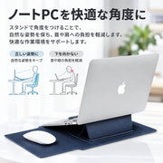 ノートパソコンバッグ ケース ポーチ付き ノートパソコンスタンド マウスパッド付き PCバッグ カバー 11インチ 12インチ 13インチ 14インチ スリーブ シンプル レザー調 おしゃれ 保護 ケース ビジネス オフィス 出張 ラップトップ 大人 学生 男性 女性 プレゼント 13.3インチ 13Inch