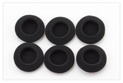 ヘッドホン交換用 イヤーパッド 6枚セット 55mm 両耳 カバー クッション スポンジ イヤホン ヘッドフォン ブラック 黒色