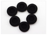 ヘッドホン交換用 イヤーパッド 6枚セット 55mm 両耳 カバー クッション スポンジ イヤホン ヘッドフォン ブラック 黒色