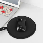 マウス収納ケース マウスパッド 2WAY マウスポーチ PCアクセサリー用品 パソコン ノートパソコン PC ワイヤレスマウス 収納 保管 持ち運び ケース ポーチ 出張 ビジネス ポータブル