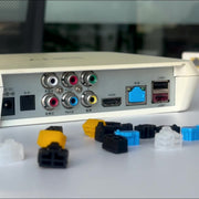 コネクターカバー 同色20個セット LANポートカバー キャップ 保護 防塵 コネクターキャップ PC周辺機器 アクセサリー ケーブルポート