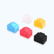 コネクターカバー 同色20個セット LANポートカバー キャップ 保護 防塵 コネクターキャップ PC周辺機器 アクセサリー ケーブルポート