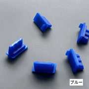 USBポートカバー 保護キャップ 10個セット PCアクセサリー TypeB用 クリア ほこり防止