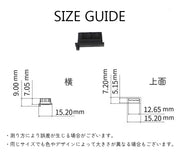USBポートカバー 保護キャップ 10個セット PCアクセサリー TypeB用 クリア ほこり防止