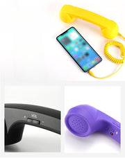 受話器型 ヘッドセット ハンドセット 大きめ スマホ スマートフォン イヤホン 有線 便利 通話 懐かしい レトロ調 ユニーク イベント 行事 景品 かわいい 面白い
