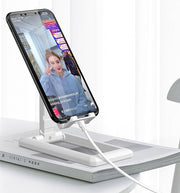 スマホスタンド 折りたたみ式 スマートフォンスタンド スマホホルダー 薄型 コンパクト 持ち運び 携帯電話 置台 卓上 高さ調節可 角度調節可 滑り止め付き 折り畳み 持ち歩き シンプル 便利グッズ スマホアクセサリー スマート 黒 白