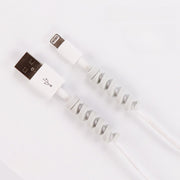 ケーブル保護カバー 5個セット ケーブルプロテクター ケーブルカバー シリコン ケーブルガード 断線対策 充電ケーブル USBケーブル コード保護 折れ防止